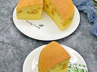 16、咸蛋黄芝士夹心蛋糕,成品图