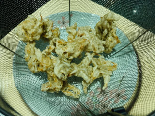 15、炸银鱼,放炸篮;