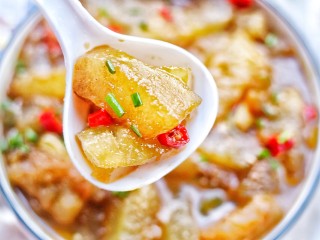 14、红烧冬瓜,来一口。