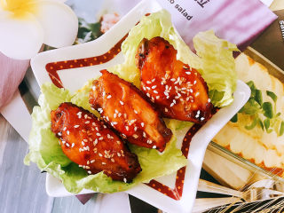 9、奥尔良烤鸡翅,成品图