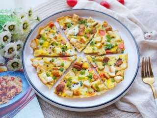 15、冬至美食 吐司披萨,颜值爆表。