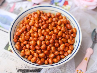 13、油炸花生米,十分钟搞定。