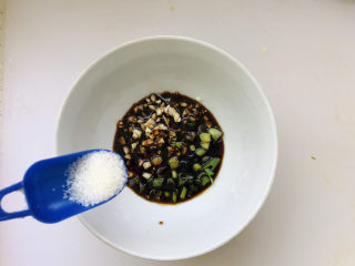 15、毛豆烧茄子,1/2勺白糖；