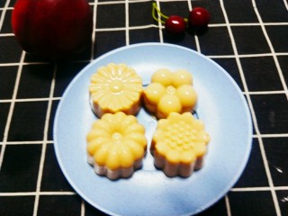 12、香芋布丁,脱模即可