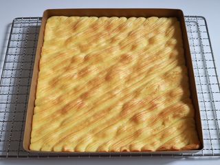 36、日式泡芙蛋糕卷,出炉后晾凉