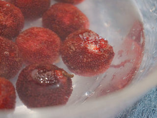 3、荔枝杨梅冷饮????,泡洗约半小时