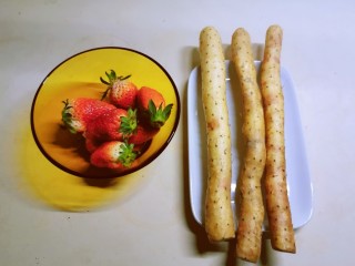 1、草莓山药,山药和草莓