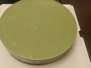 25、抹茶奶酪慕斯核桃布朗尼（8寸）,可以脱模了完成了！