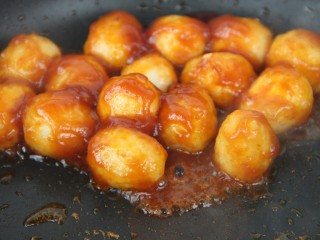 19、茄汁鹌鹑蛋,收汁即可