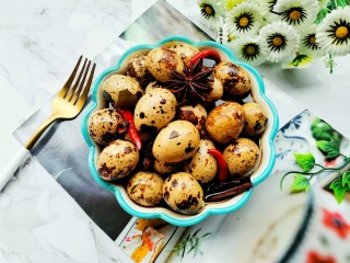 13、五香卤鹌鹑蛋,超级好吃～