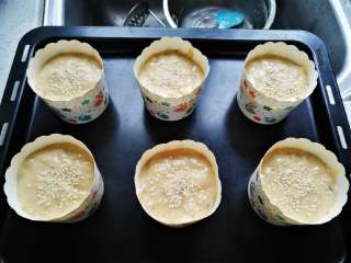 10、香蕉马芬,表面撒白芝麻