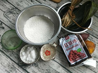 1、水晶粽子,准备材料
