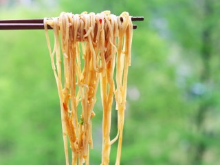 18、好吃到哭的猪油拌面,大口吃～