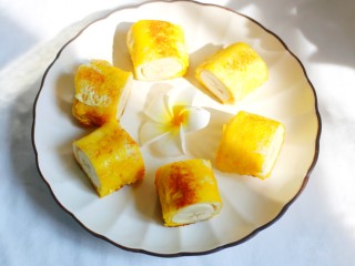 15、无敌简单的香蕉土司卷,味道太赞了！