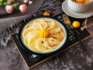 15、酸奶鸡蛋饼,浓浓的奶香味