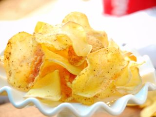 10、椒盐烤薯片,成品。