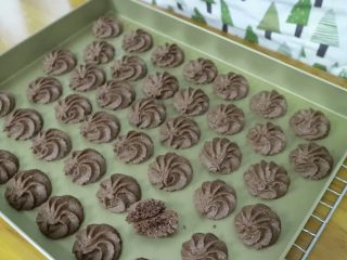 22、真正有巧克力的巧克力曲奇,成品图