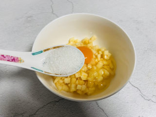 6、苹果饼,一勺白糖