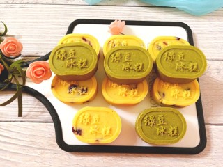 25、绿豆糕,漂亮美味的两种绿豆糕