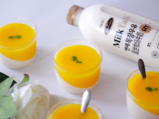 8、承味延世牛奶芒果布丁,成品图