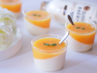 9、承味延世牛奶芒果布丁,成品图