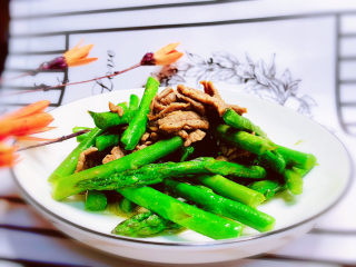 17、芦笋炒肉片,芦笋肉片，成品图！