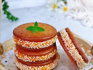 14、脆皮南瓜饼,Q弹有嚼劲。