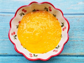 9、软糯香甜的多芒小丸子,另外2/3打成果泥。