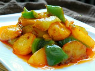 12、地三鲜,成品。