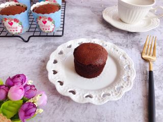 15、巧克力纸杯蛋糕,成品