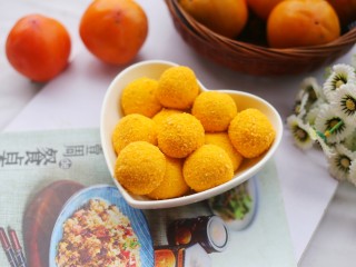 12、黄金柿子球,成品。