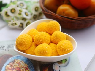 13、黄金柿子球,无敌好吃。