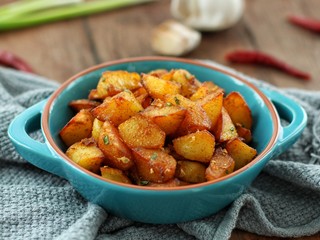 13、香辣孜然土豆块,成品图