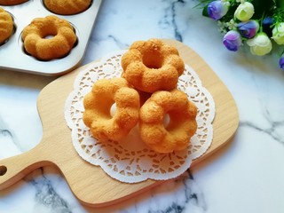 16、椰香小蛋糕,成品。