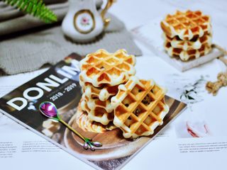 18、蜜豆酸奶华夫饼,成品一