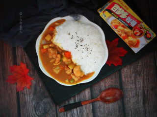 12、无油版咖喱饭, 一份简单美味的咖喱饭就完成啦