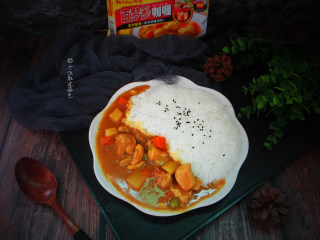 13、无油版咖喱饭, 犹豫什么，请和我一起品尝这清新美好的味道吧