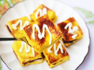 15、紫薯西多士,来一个。