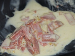 14、幸福早餐~奶油火腿通心粉,至浓稠状态