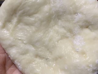 4、绵白糖餐包,压平