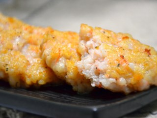 15、煎虾饼,每一口都是诱惑。