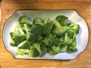 8、超满足便当（4）,西兰花拿水放盐泡十五至二十分钟 然后洗净切块