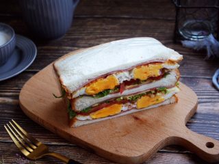 13、三明治,成品图。