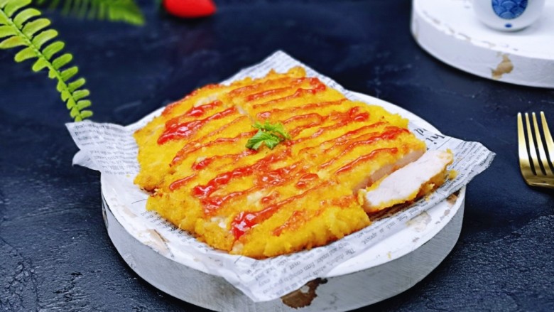 香酥黄金大鸡排少油版