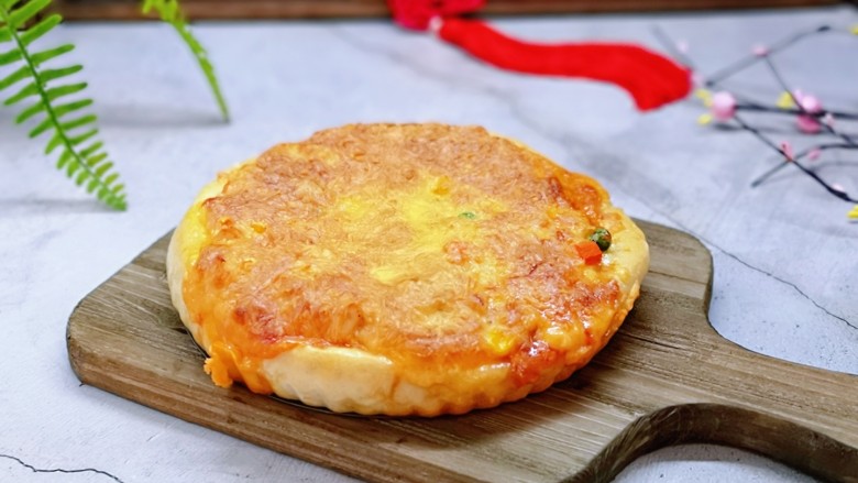 披萨新吃法奥尔良鸡丁披萨