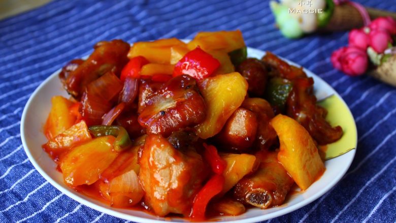 甜酸菠萝排骨酸酸甜甜过一夏