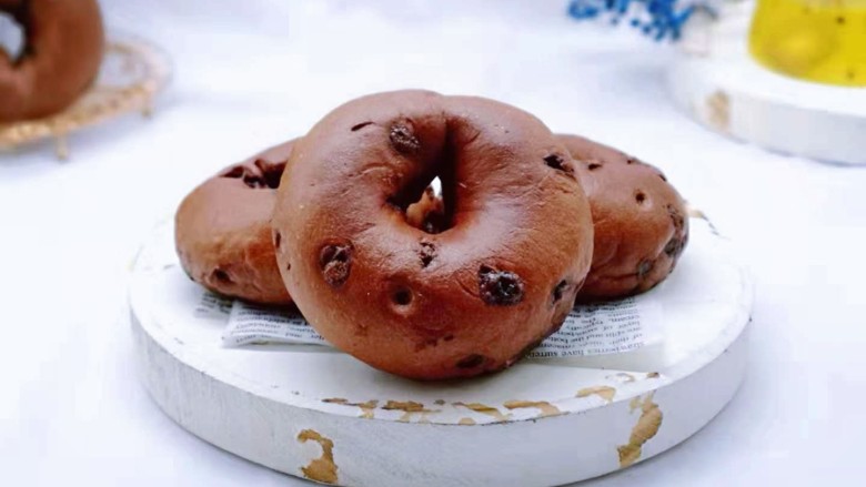 懒人必做巧克力贝果