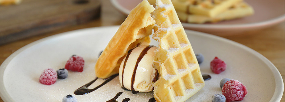 英国百年甜品冰淇淋华夫