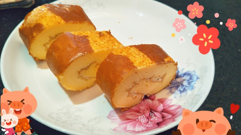 柔软到出乎意料奶酪蛋糕卷