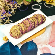 紫薯芝麻饼